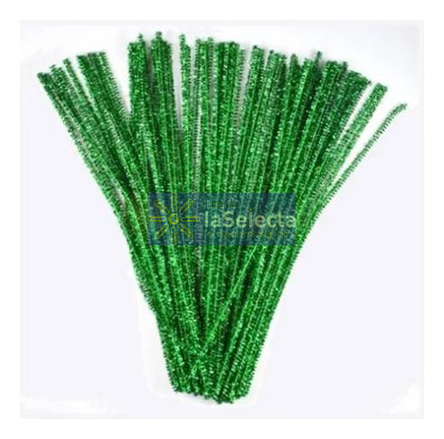 LIMPIA PIPA VERDE GLITTER